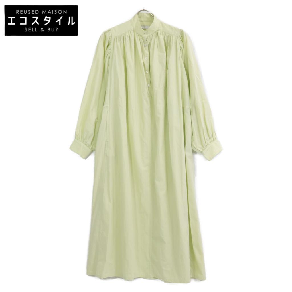 Ron Herman [xTEN] 3210300225 Light Green Caftan Dress Shirt Dress dress Not written Light greenUsed