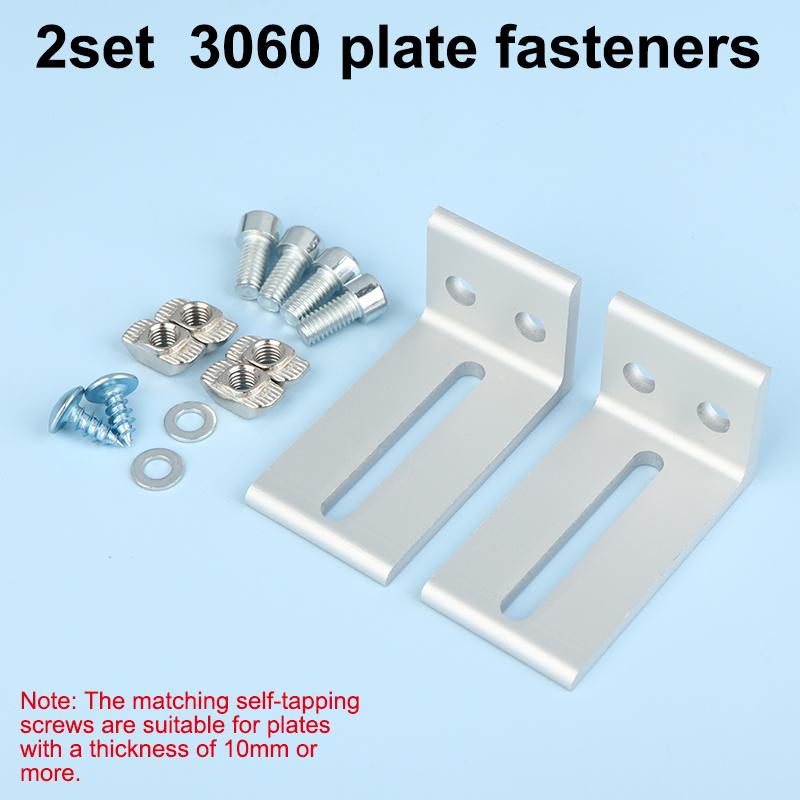 NOWE 1/2 szt. Profile aluminiowe Rama Płyta warstwowa Wsporniki mocujące zewnętrzne 2020 3030 4040