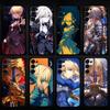 Fate Zero Stay Night Saber  Phone Case For Samsung S25,S24,S23,S22,S21,S20,Plus,Fe,Lite,Others Black Cover