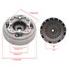 Motorcycle 52.4mm Manual Clutch Assembly kit For Lifan 125cc LF125 Neutral Horizontal Kick Starter Engines Pirt Bike