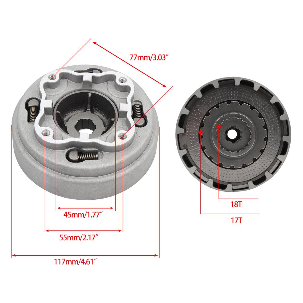 Motorcycle 52.4mm Manual Clutch Assembly kit For Lifan 125cc LF125 Neutral Horizontal Kick Starter Engines Pirt Bike