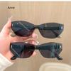 Cat Eye Shape Men's Sun Glasses Rimless Cut Edge UV Protection Sunglasses Men Outdoor Travelling Sun Glasses for Women Gafas