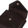 Men's Wallet with Coin Holder Made of Glossy Genuine Leather GRANDE PELLE Wallet 16807 Brown