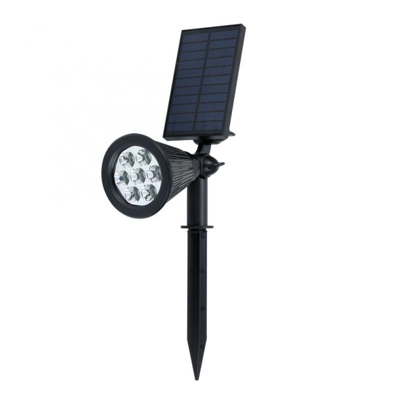 Waterproof 7 LED Solar Panel Power Flood Lights Garden Lawn Spot Light