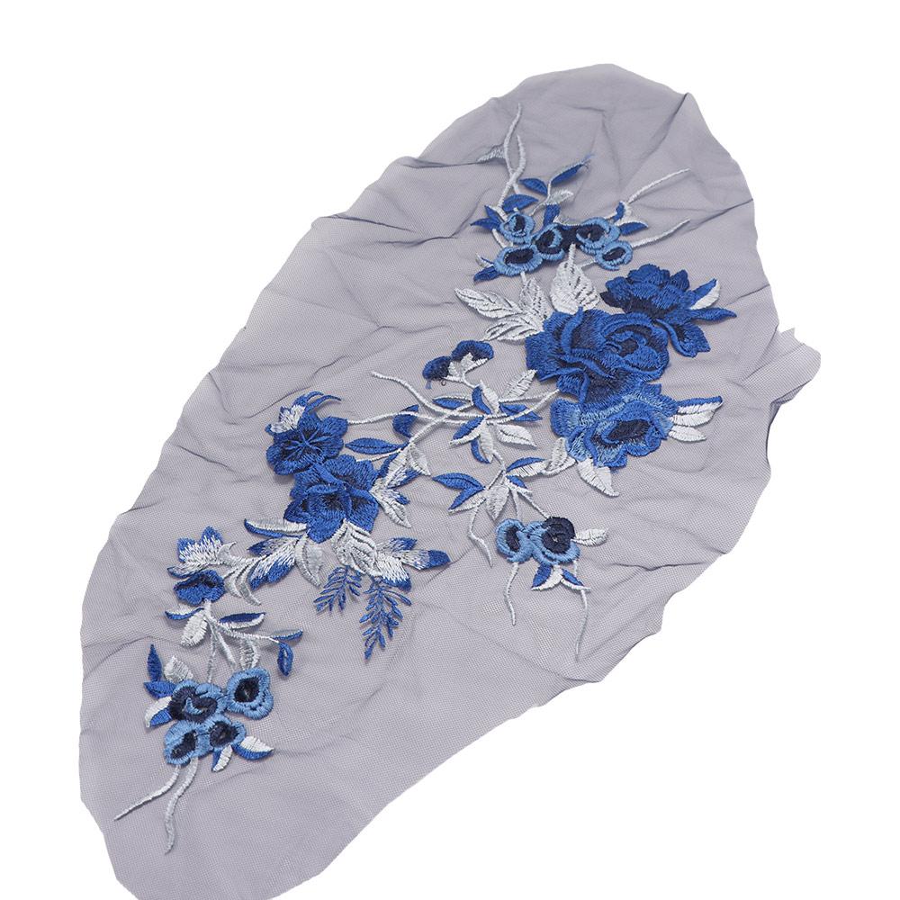 Patch-uri brodate cu flori rafinate Petice pentru haine elegante Cusut aplicat pentru haine