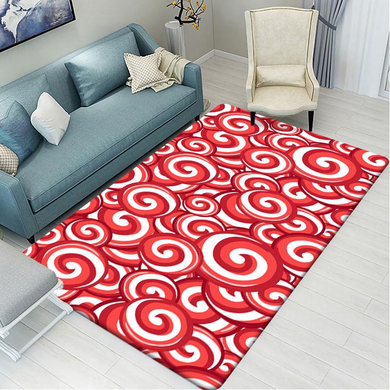 

Коврик для двери на крыльцо с конфетным узором, нескользящий ковер для кухни, гостиной, коврик для ванной комнаты, домашний ковер, дверной коврик, бытовой 40x60cm