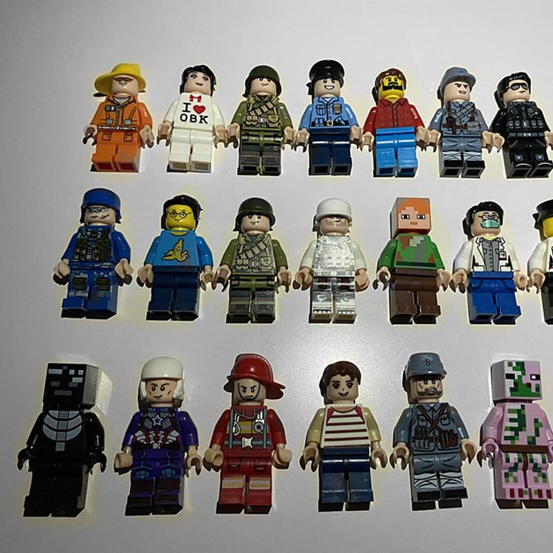 City Series Mini Figures Educational Toy Bricks for Kids - Compatible with Lego