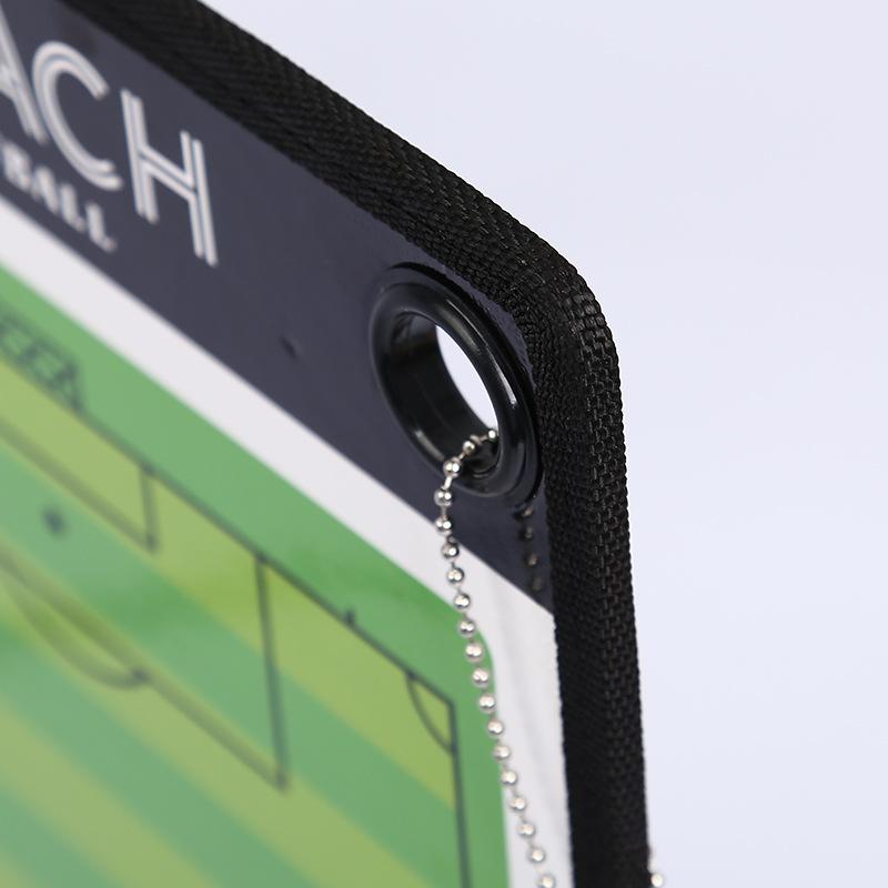Soccer Ball Tactical Board Magnetic Football Coaching Clipboard for Training Match Portable Football Coach Strategy Board