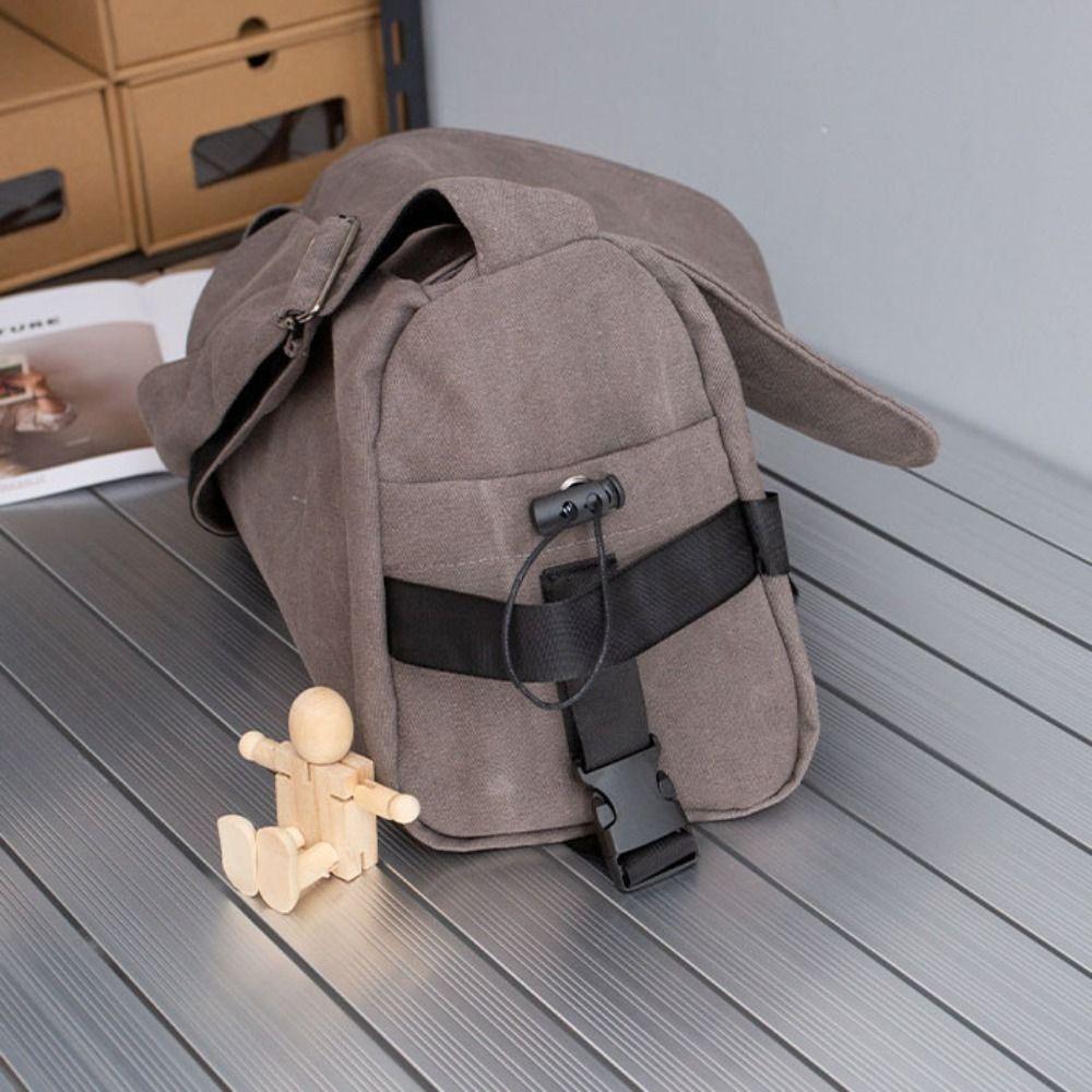 Large-capacity Messenger Bag Versatile School Bag Cool Canvas Tote Bag  Student