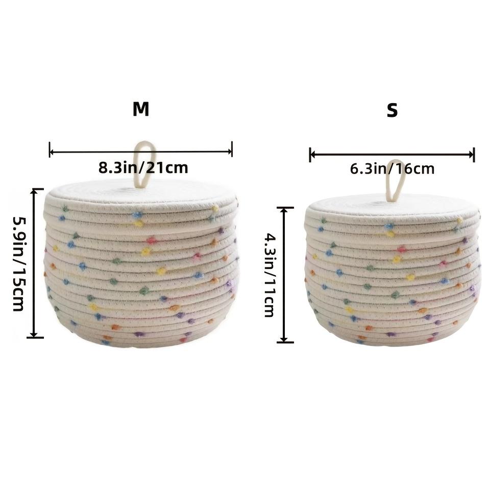 Christmas Home Essentials, Handmade Woven Storage Baskets with Lids, Healing Cluttered Christmas Corners, Gift Boxes for Organizing Gifts/decorative