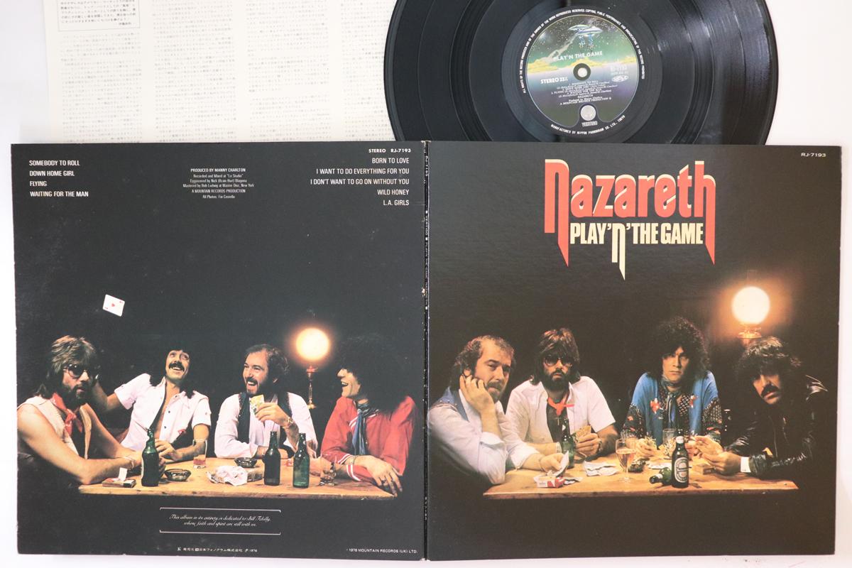 

LP Пластинка NAZARETH Play n The Game RJ7193 VERTIGO 1976 Япония Рок Б/У