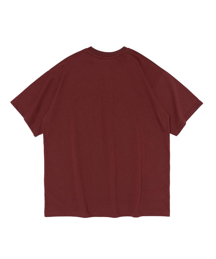 ANALOG MOOD A-Mood Logo Short Sleeve T-Shirt (Wine)