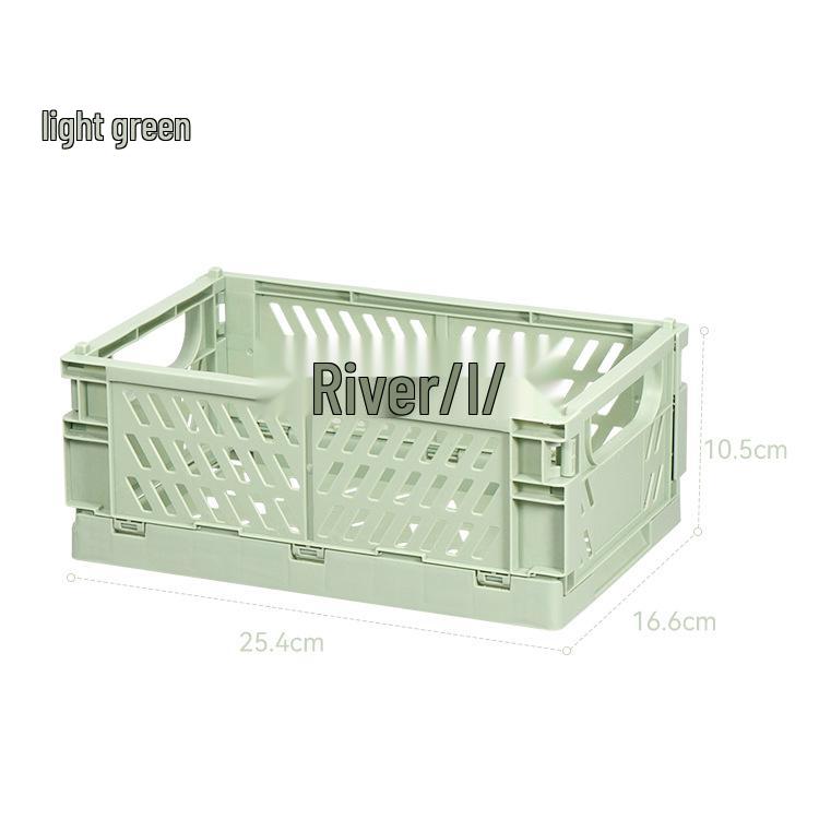 Sorgfältig ausgewählter faltbarer Tischaufbewahrungskorb - Kunststoff-Hohlraumdesign für den täglichen Heimgebrauch