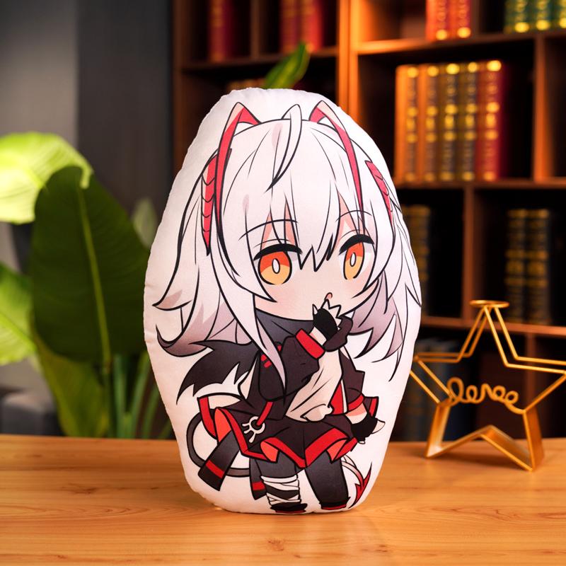 Non-Toxic 45Cm Arknights Pillow Game Amiya Lappland Gladiia Pillow Double Sided Printing Cushion Plushies Cute Fans Gifts Home Decoration