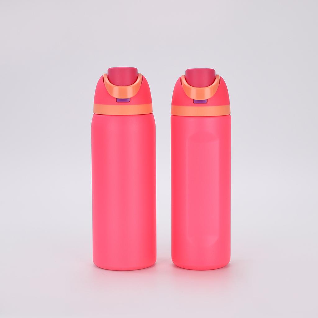 Obstbecher mit Griff 304 Edelstahl Thermobecher Herren- und Damen-Outdoor-Tragbarer Sport-Wasserbecher