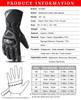Touchscreen Waterproof Winter Motorcycle Gloves - Warm, Thick, Windproof, and Coldproof for Riders