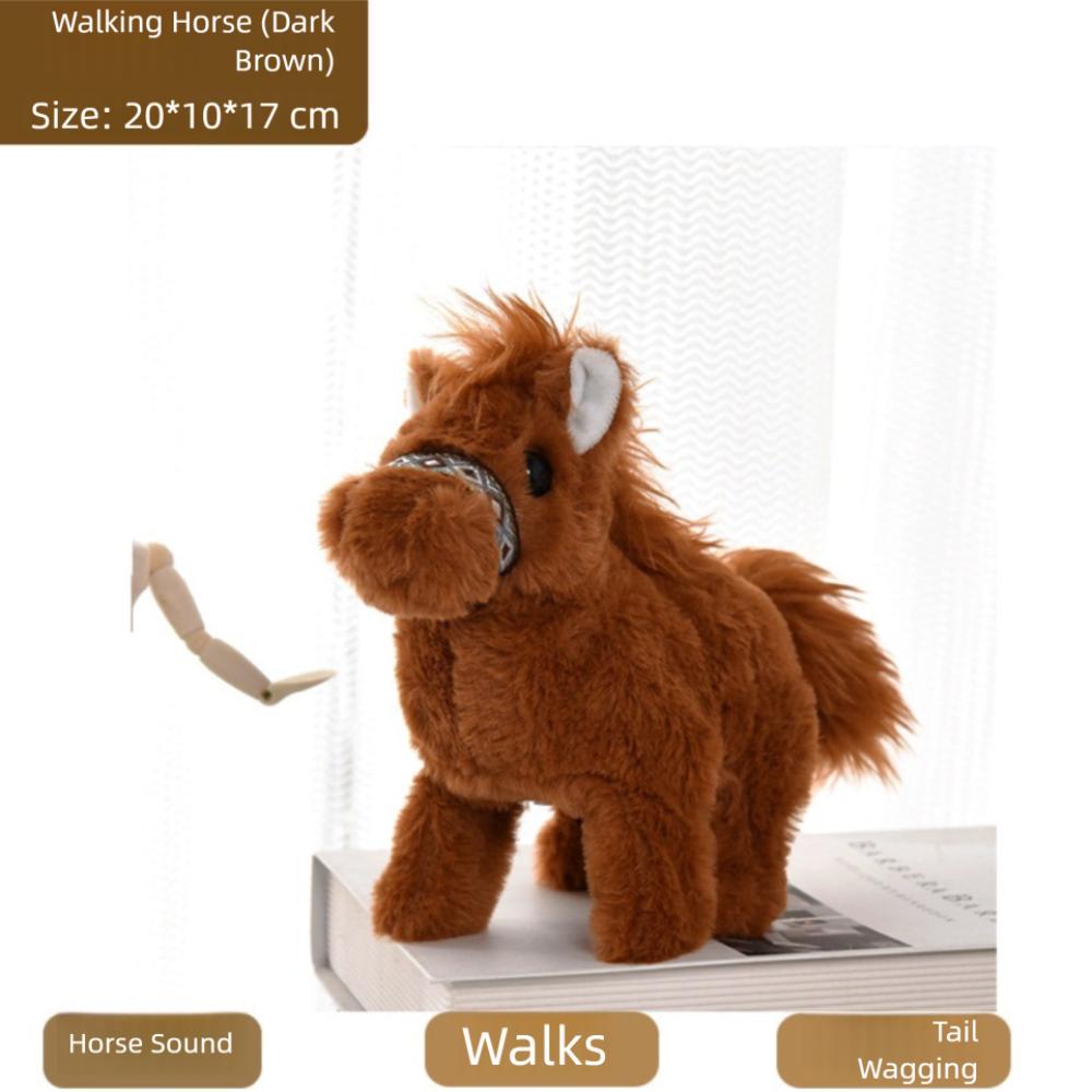 

Barks Interactive Robotic Pony Walks Pet Doll Funny Realistic Robot Pony Gift