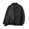  Zipper Up Bomber Jacket Men Quilted Padded Casual Winter Outerwear