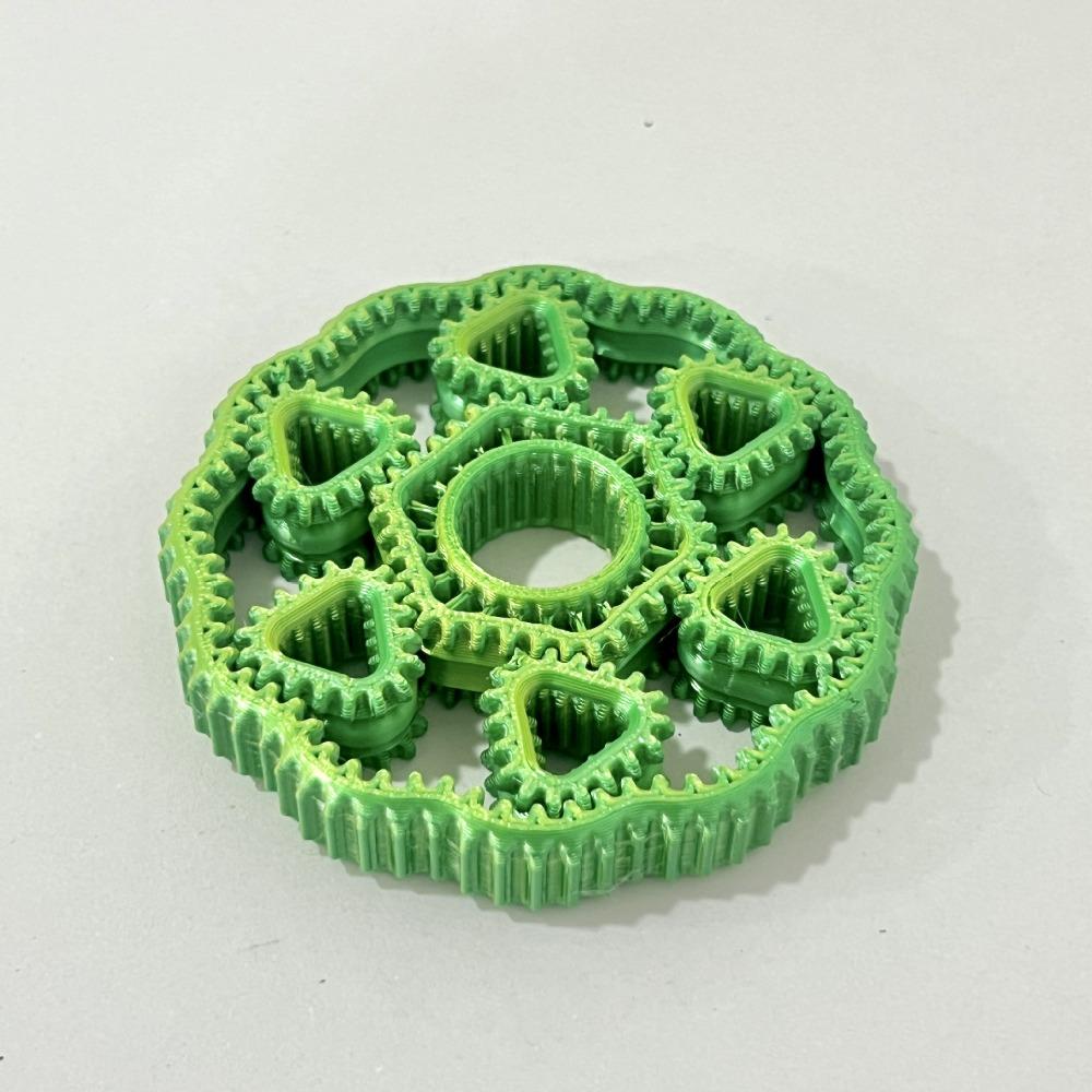 3D Printed Fidget Gear Spin Toy Sensory Gear Fingertip Toy Hand Spinner  Children's Gifts