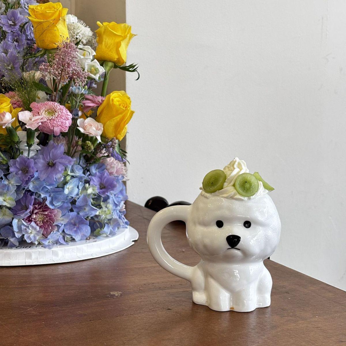 

Bichon Frise Ceramic Mug – Cute Small Dog Coffee Cup Gift for Best Friend s Birthday