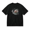 Men's Trend Classic T-Shirt Mechanical Snail Artwork With Bronze Grey Shell Tee