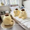 Kawaii Pompompurin Plush Pillow Toys Soft Pillow Gift Lovely Pom Pom Purin Doll for Kids Room Decor Xmas Birthday Girl Gifts