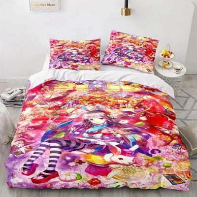 3D Print Anime Kawaii Sexy Girl Bedding Set 3D Printed Suitable for Bedroom Duvet Cover Set With Pillowcases Kids Home Textile