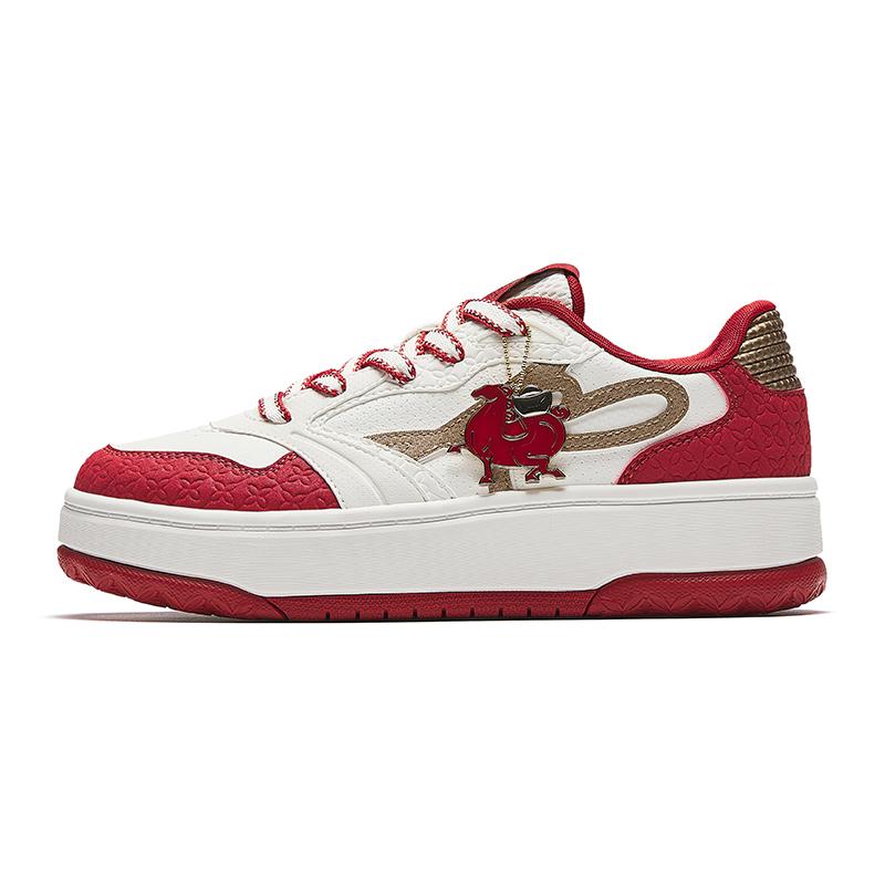 

Anta Sunny Wind Chinese Style Auspicious Fashionable Simple Versatile Shock Absorbing Lightweight Non-Slip Skate Shoes Kids sneaker 122618034-1 38