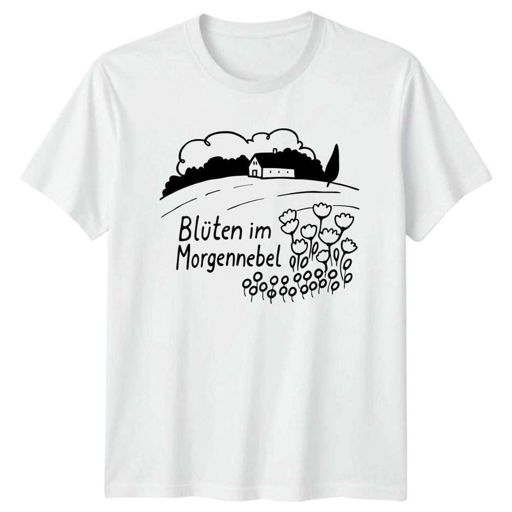 Blten Im Morgennebel Unisexs TShirt GerUnisex Countryside Gardening Birthday Gift S