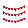 Valentine's Day Love Flower Pendant Banner Party Flag Peach Heart Decoration Party Anniversary Celebration Festive Supplies