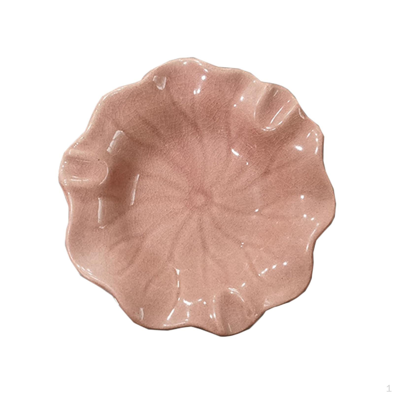 

Ceramic Essential Oil Serving Tray, Bottle Trinket Home, Salon, Spa, Beauty червоний