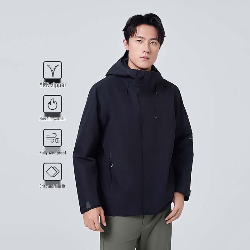 

SCALER Men s 3-in-1 Outdoor Softshell Mountaineering Jacket F2415986 M