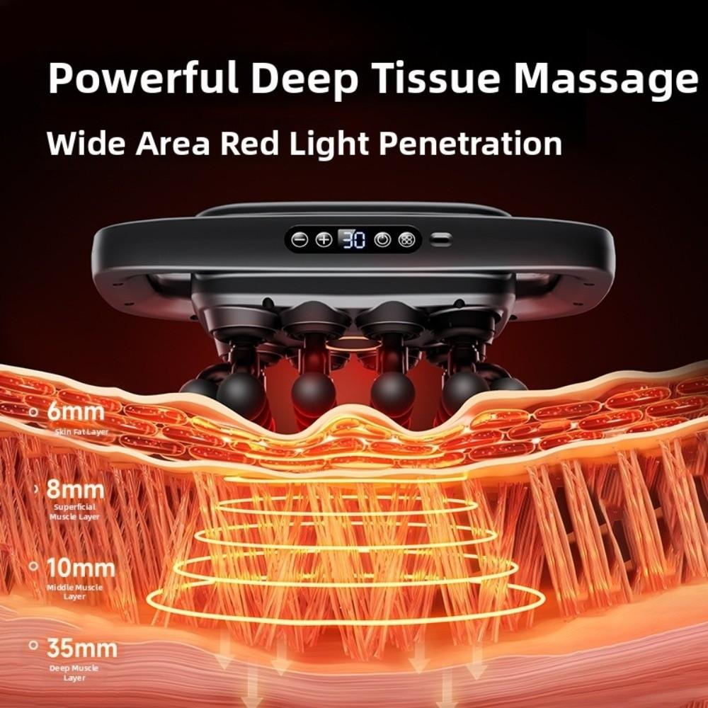 High-Frequency Vibration Fascia Massager Electric Deep Tissue Massage Device  Muscle Relaxation