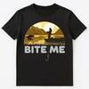 Funny Fishing With A Slogan Bite Me And A Hook Unisex T-Shirt