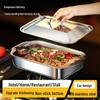 Stainless Steel Non-stick Deep Baking Tray with Lid