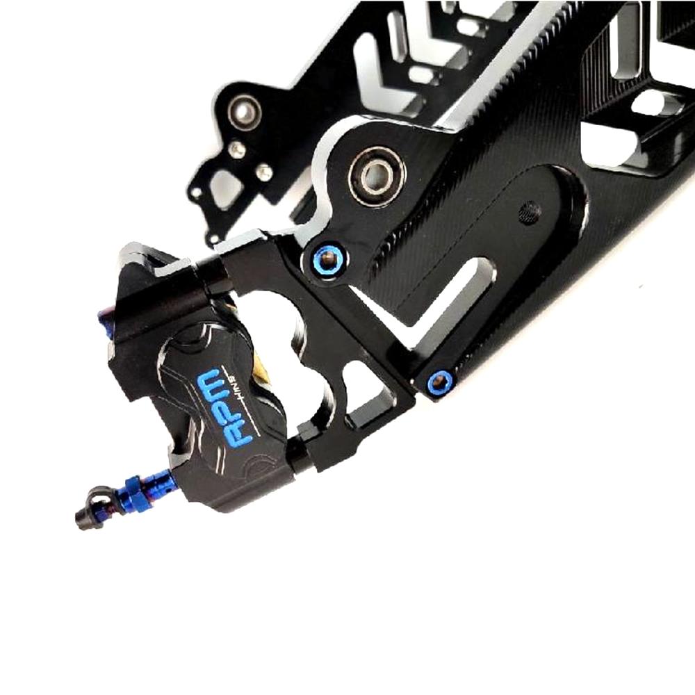 Motorcycle Rear Brake Caliper Bracket/Adapter For RPM Adelin 82mm Brake Caliper For 220mm Brake Disc For Niu N1 N1S E-Scooter