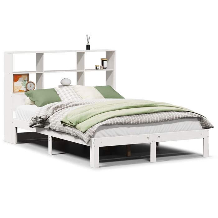 VidaXL Bunk Bed Without Mattress White 120x200 Cm Solid Pine Wood 3322561
