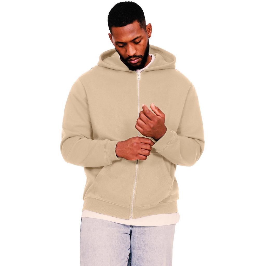 Casual Classics Mens Core Ringspun Cotton Full Zip Hoodie