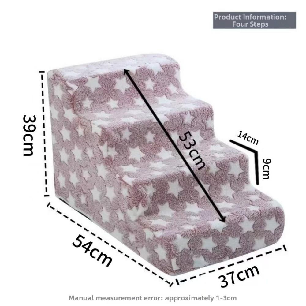 New Star Pet Stairs Washable Foam Steps Dog Stairs Removable Non-Slip Pet Staircase Bed