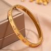 Hot-selling titanium steel bracelet, girls' high-end sense of fashion, popular light luxury in Europe and the United States, Gypsy star love diamond 
