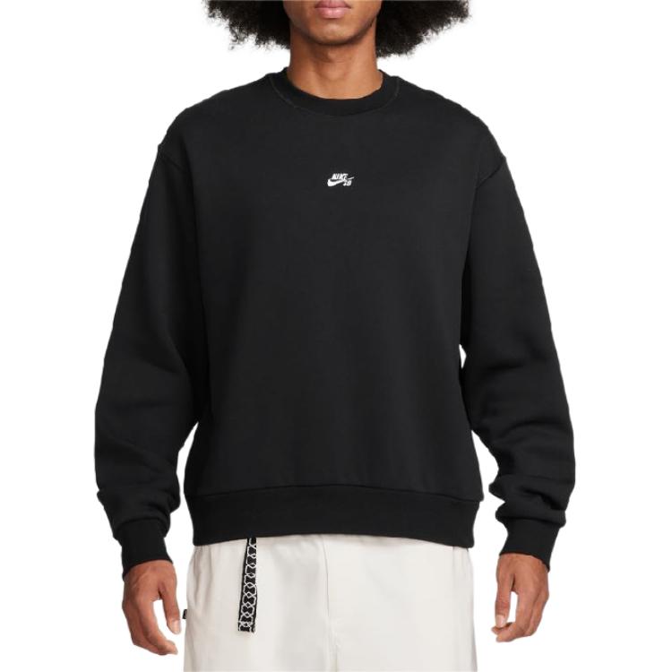 Nike Sweatshirts Men's Black Crew Neck Moderate FV7354-010