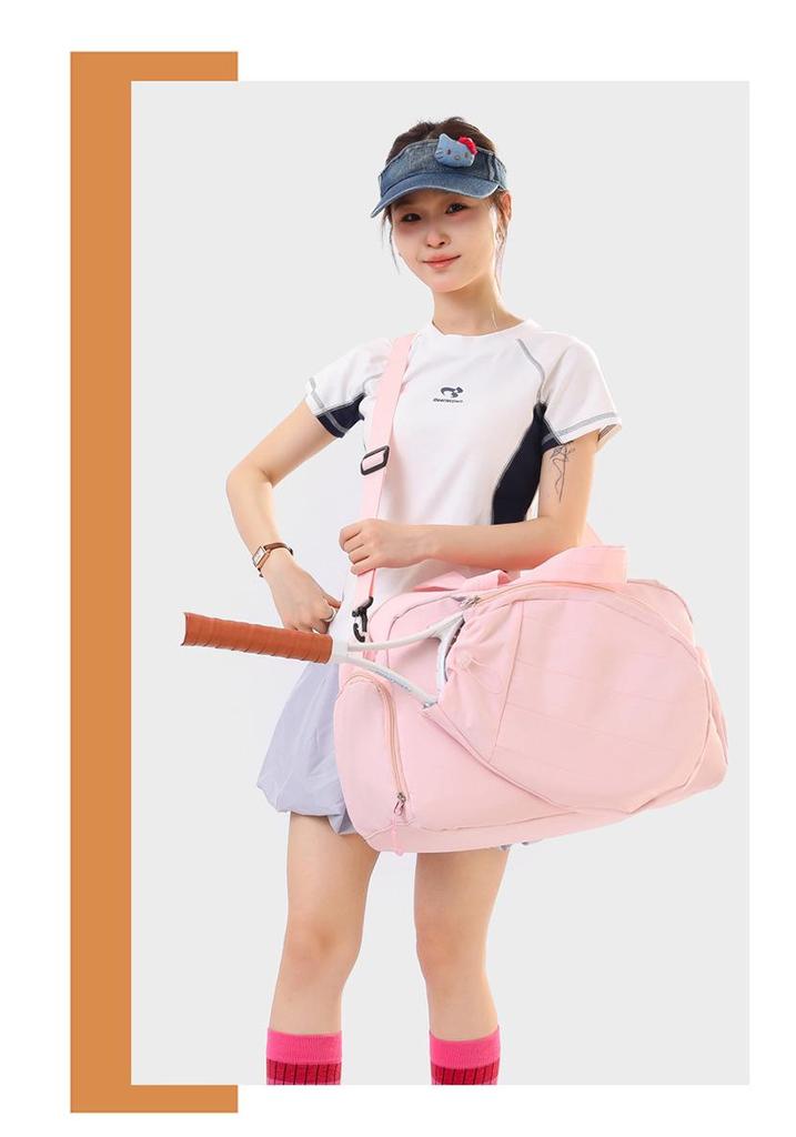 2026 Trendy Sports Tennis Bag: Versatile Large-Capacity Water-Repellent Crossbody Backpack