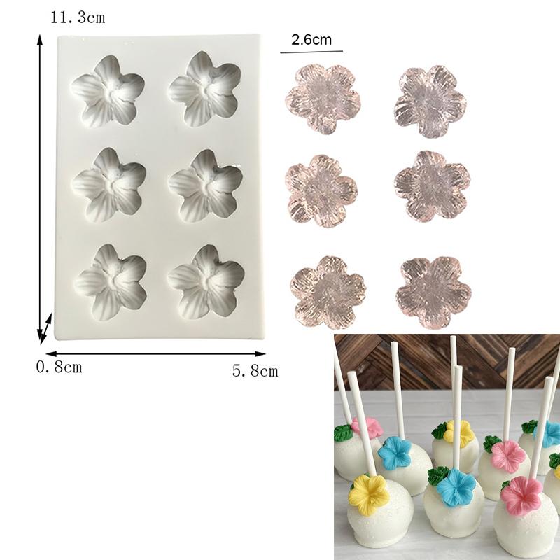 Mini Bows Silicone Fondant Molds Bowknot Candy Chocolate Cake Pop Accessories Cakepop Cupcake Topper Decorating Tools Kitchen