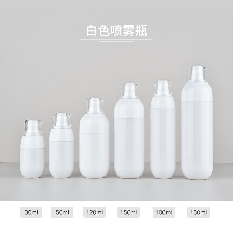 PETG Lotion & Spray Bottles 30-180ml, Light-Proof Portable Refillable Containers with Pump or Mist Cap