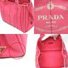 PRADA Canapa Kanapa mini tote Tote Bag canvas pink Women 1BG439 Used
