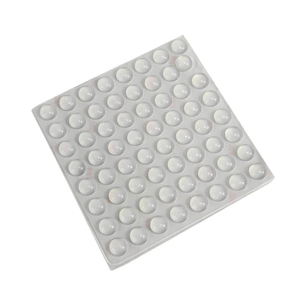 100Pcs Self-adhesive Mense Rubber Shock Absorber Anti-skid Anti-collision Buffer Paste Round Silicone Anti-skid Pad Doorstop