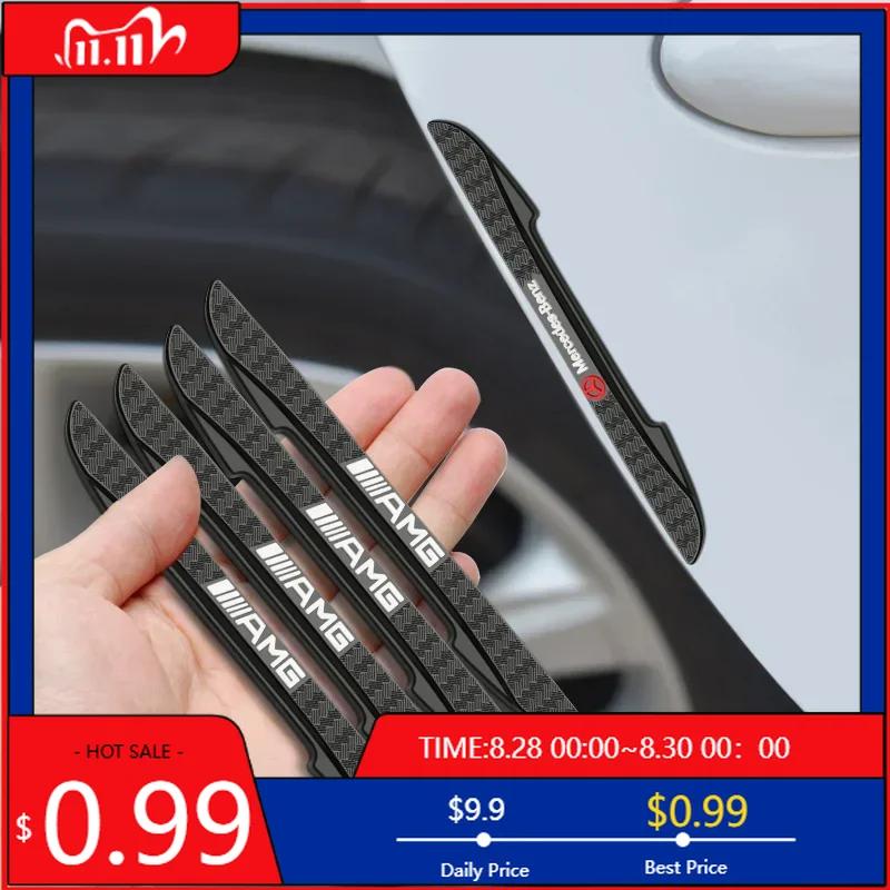 GLC GLB 4 Pièces Style de Voiture Protection de Bord de Porte Latérale Autocollant Anti-collision Pour Mercedes Benz AMG W177 W176 X166 X167 C257 C218 X