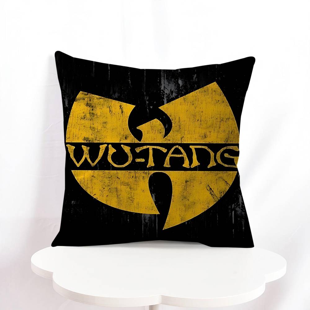 Wu T-Tang Clan Logotyp Lönndesign Kuddfodral Glad Höstskörd Dekorations Högtidsdekor Kuddöverdrag