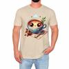 Cute Coffee Cup Mens T-Shirt Adorable Cartoon Coffee Lover Birthday Gift