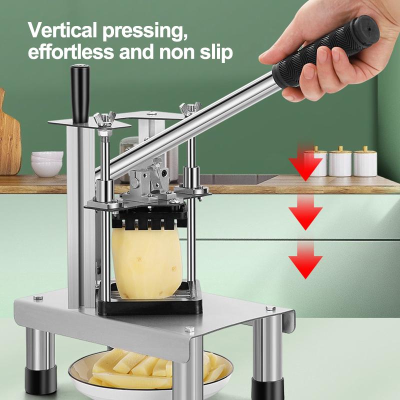 Utensili da Cucina Taglia Patatine Fritte Manuale Tagliaverdure Affettatrice per Frutta e Verdura Macchina Tritatutto Taglia Cetrioli Tagliaverdure